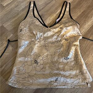 black and gold tank top